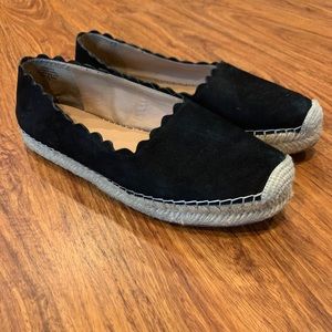 Crown Vintage Black Flats Size 11